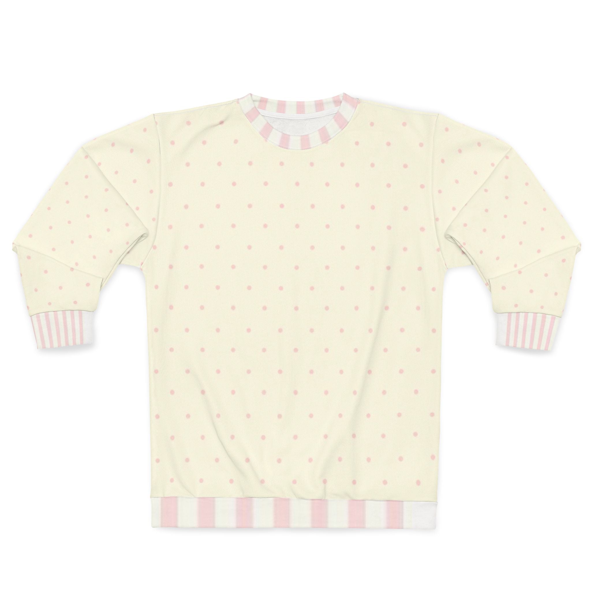 Polka Pink Crewneck